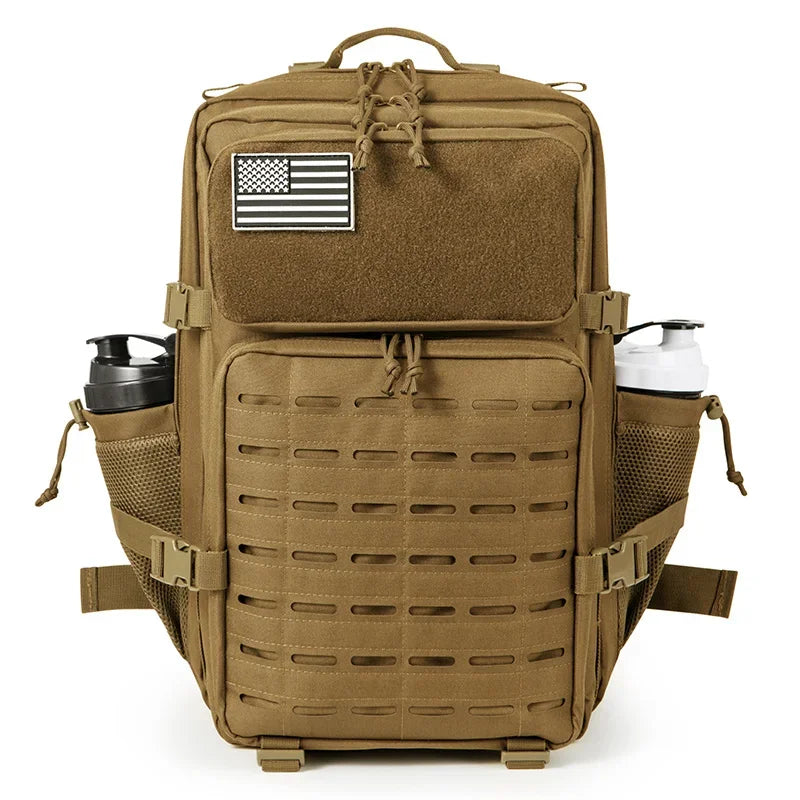 45L Tactical Backpack survival camping equipment back pack Outdoor Hiking Backpacks Witch Bottle Holder Rucksack bags for women