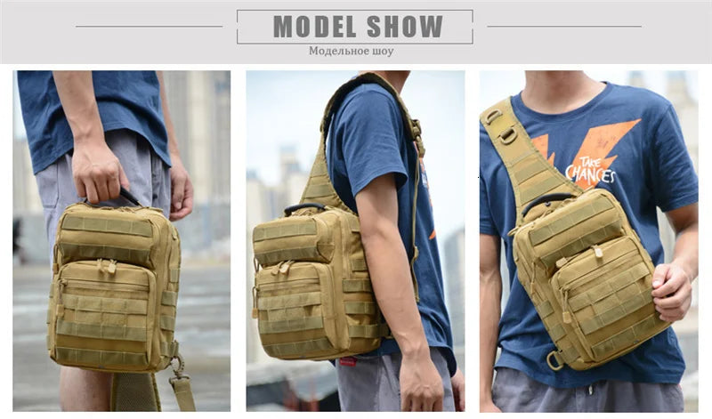 Tactical Single Shoulder Backpack Molle Assault Sling Bag Small EDC One Strap Daypack  Tactical Bags