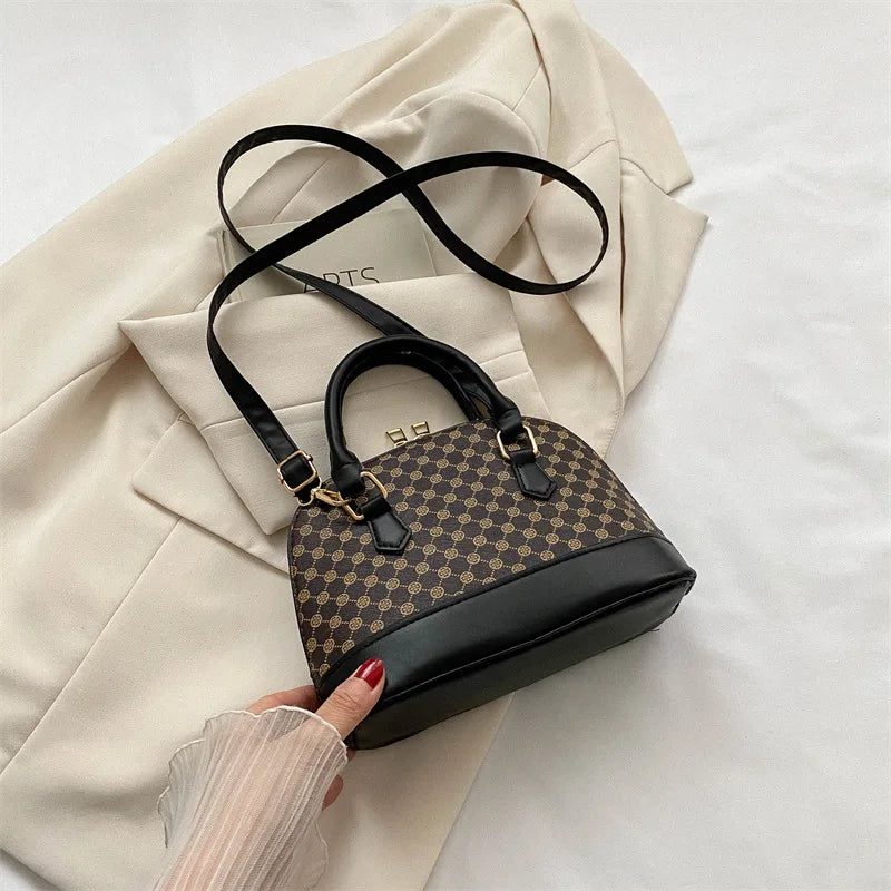 Fashion Shell Bag Ladies Small Pattern Design Purse and Handbag Shoulder Crossbody Bag For Women Daily Use