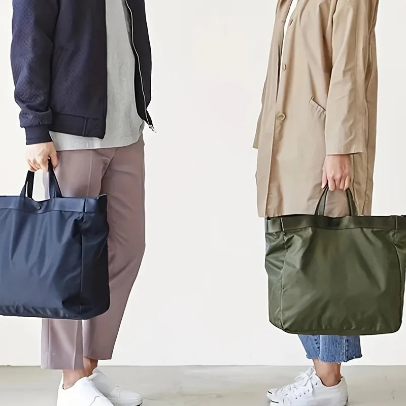 Women's Fashion Tote Bag, Waterproof Nylon, Versatile & Chic, Durable & Spacious with Double Handle
