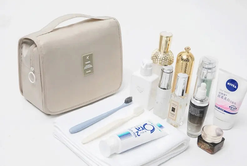 Makeup Bag Travel Cosmetic Bags Toiletries Organizer Waterproof Storage Neceser Bathroom Hook Wash Pouch High Quality Women