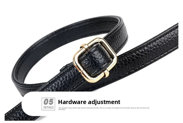 Mini Multifunctional Leather Shoulder Bag for Cellphone/Sport Cross Bags with Headphone Jack, Multi Layer Women's Bag with Cover