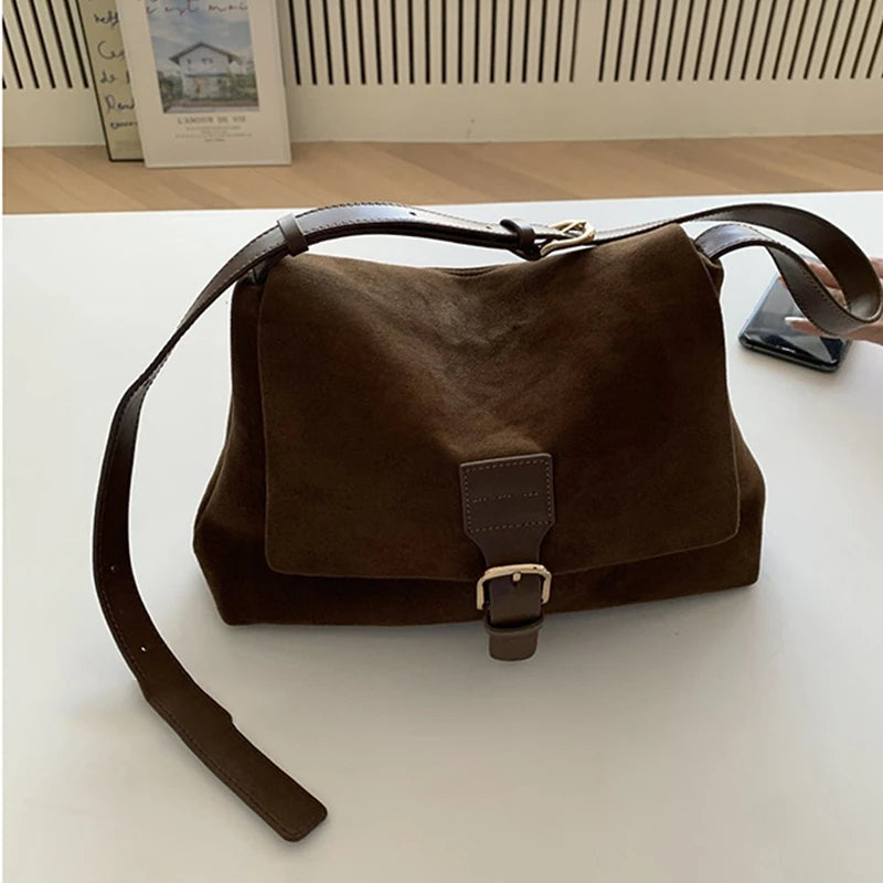 Matte Leather Large Capacity Handbag Female Underarm Shoulder Bag Fashion Messenger Crossbody Bags for Women Luxury Design Totes