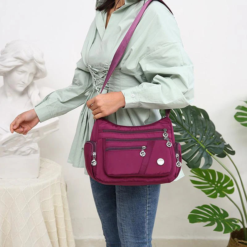 New Ladies Tote Bag Fashion Nylon Waterproof Casual Shoulder Mummy Bag Large Capacity Women's Messenger Handbags
