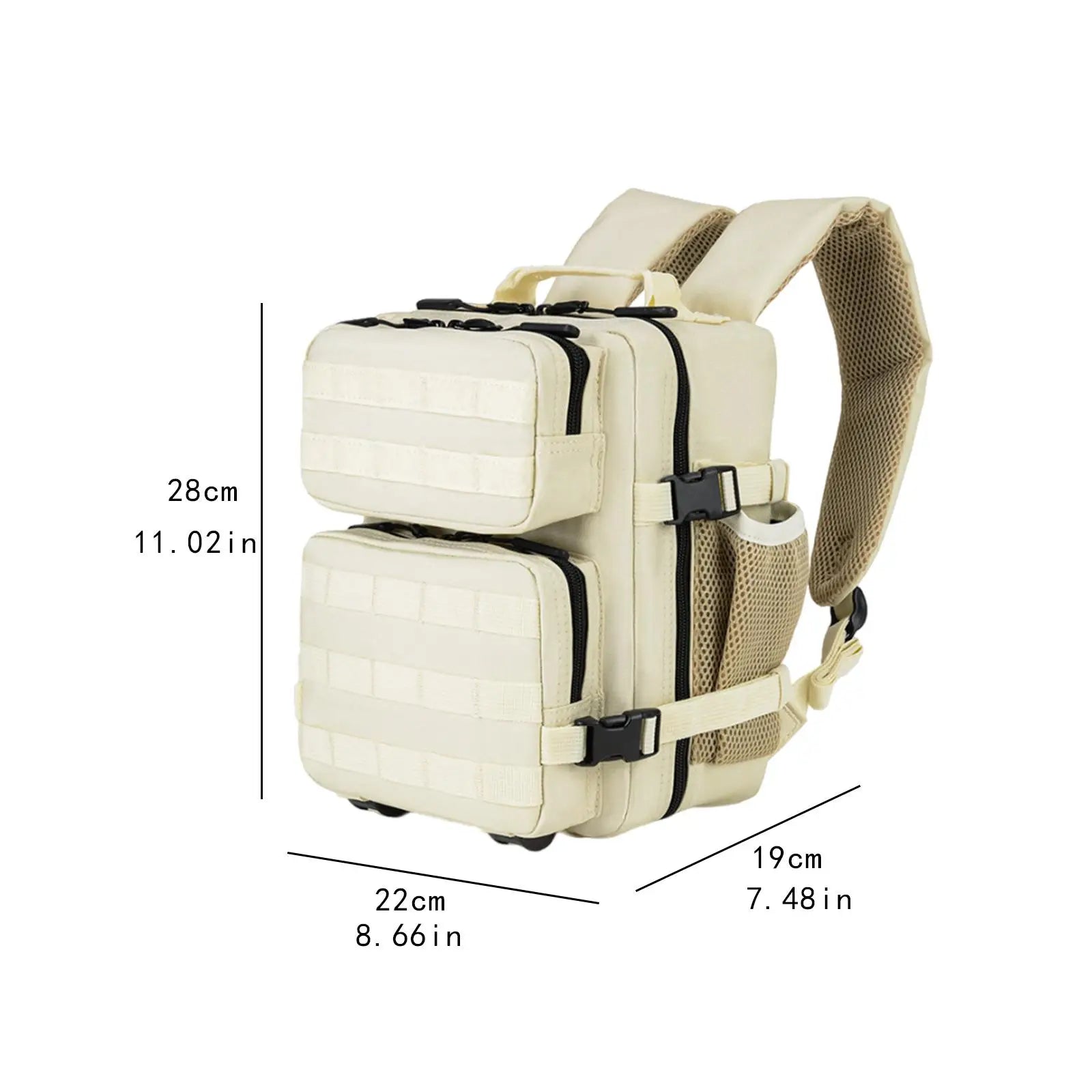 Camping Rucksack 9L Mountaineering Backpack Adjustable Strap Portable Gym Backpack for Sports Workout Travel Hiking Trekking