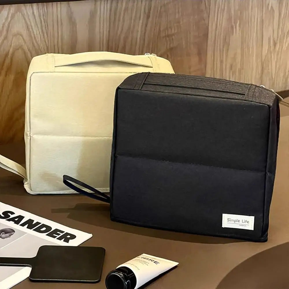 2025 Large Capacity Portable Women's Travel Comestics Storage Bag Girl Makeup Bag Toiletry Organizer Makeup Brush Holer Storager