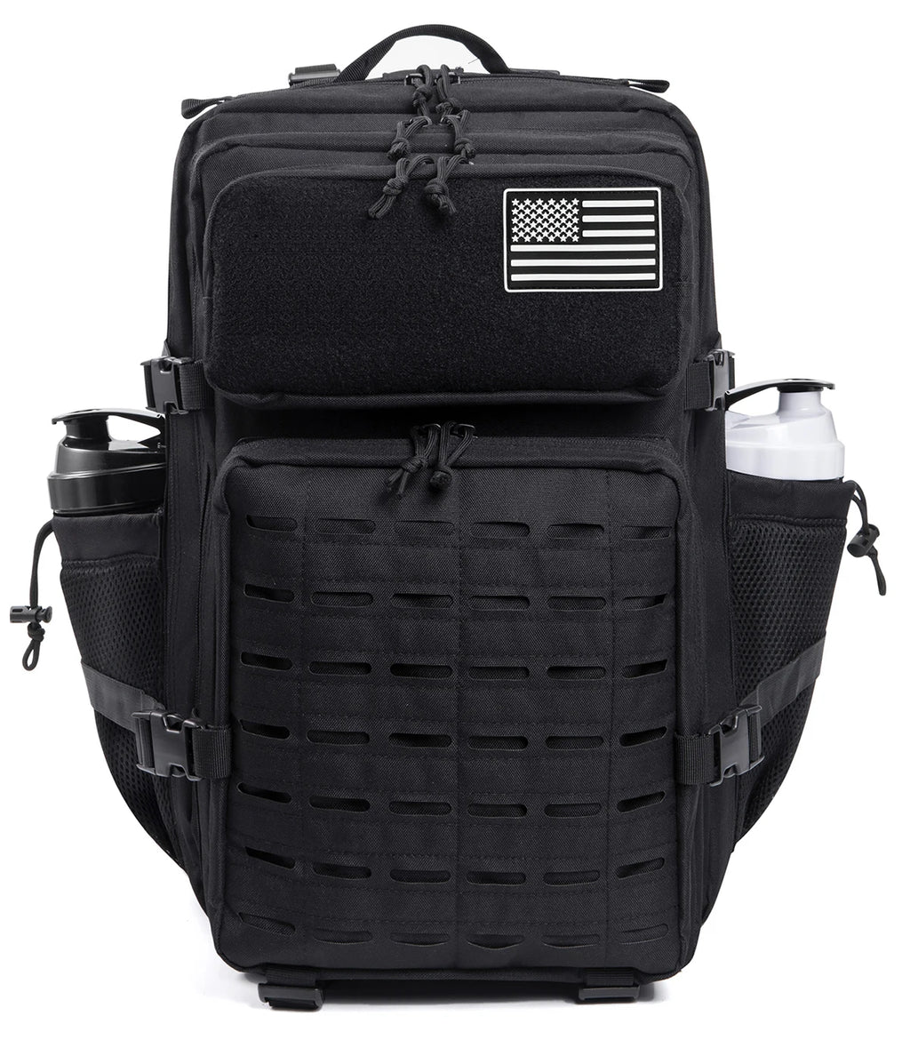 25L/45L Tactical Backpack for Women/men survival Laser Cut Molle Daypack Gym Rucksack School Bag with Dual Cup Holder back pack