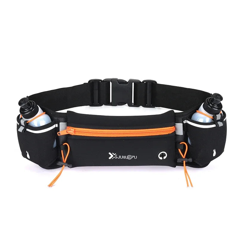 Trail Running Waist Pack For Man/Woman Marathon Phone Water Bottle Sports Fanny Pack Fitness Dual Pocket Running Belt Waist Bag