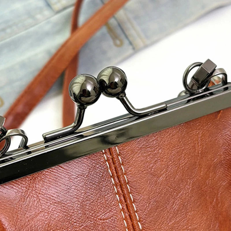 Women's Handbag Crossbody Shoulder Bags Evening Party Totes Makeup Wallet New Fashion Vintage Soft Leather Cosmetic Bag Purse