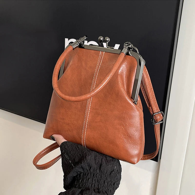 Women's Handbag Crossbody Shoulder Bags Evening Party Totes Makeup Wallet New Fashion Vintage Soft Leather Cosmetic Bag Purse