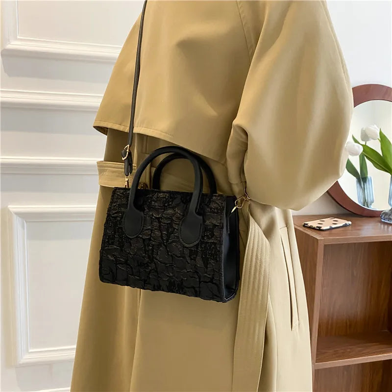 Luxury Design Mini Handbags Women's Totes Fashion Ladies Large Capacity Monet's Garden Oil Painting Canvas Shoulder Shopper Bag