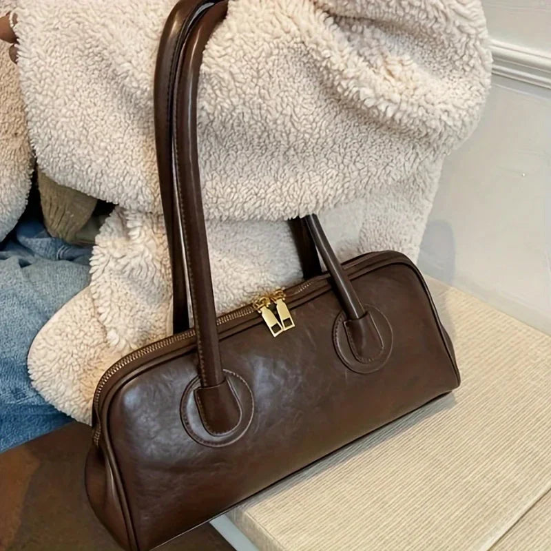 Fashionable Faux Leather Shoulder Bag, Stylish Women Handbag, Versatile Tote Bag Purse, Suitable for Daily, Work, Party ,Travel.