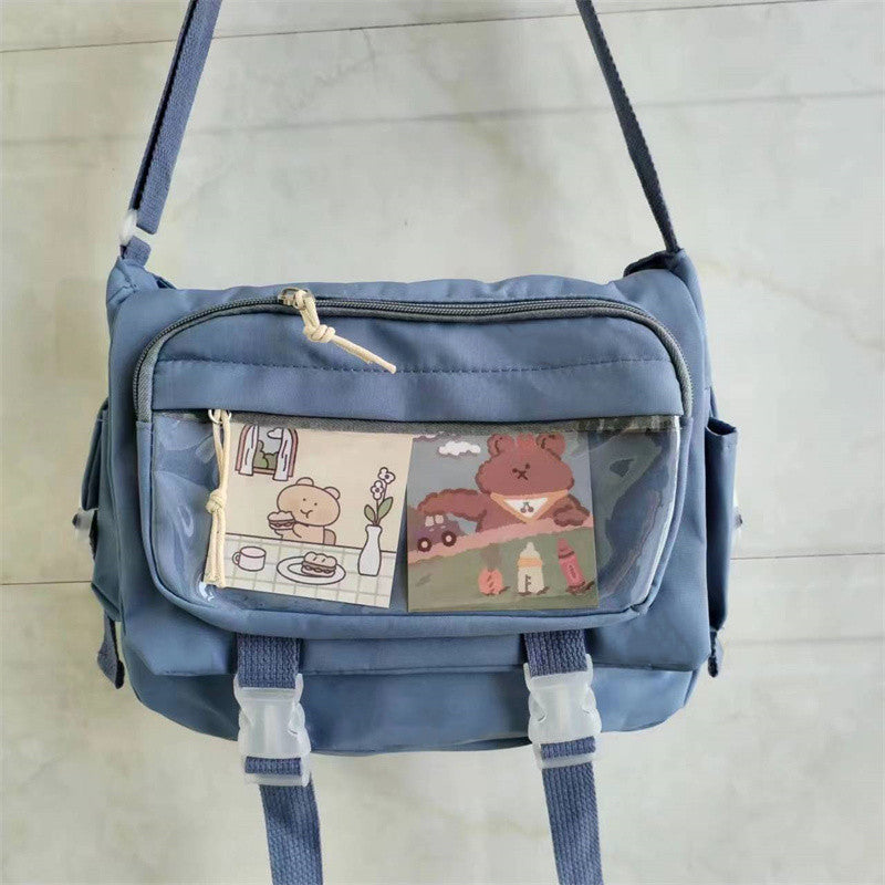 Waterproof Nylon Crossbody Bags for Women Shoulder Bags Youth Fashion Ladies Handbag Messenger Bag Teenagers Girls School Bags