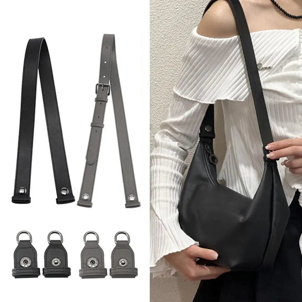 Women Bag Extension Strap Handbag Accessories Leather Shoulder Strap Set Crossbody Bag Accessories Replacement Straps DIY Parts