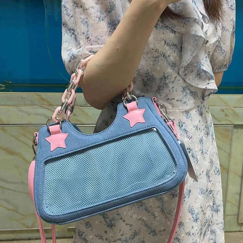 Denim Women Underarm Shopper Totes Large Capacity Designer Hobo Shoulder Bag Luxury Women's Handbag Small Crossbody Bag