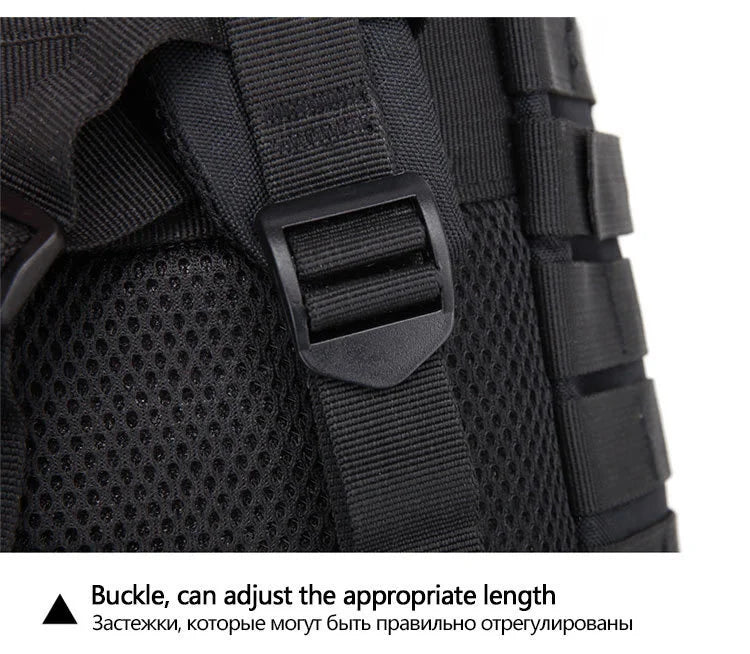 50L Man Tactical Backpacks Survival Traveling Bags Hking Outdoor 3P Assault Pack EDC Molle Pack For Trekking Hunting Bag