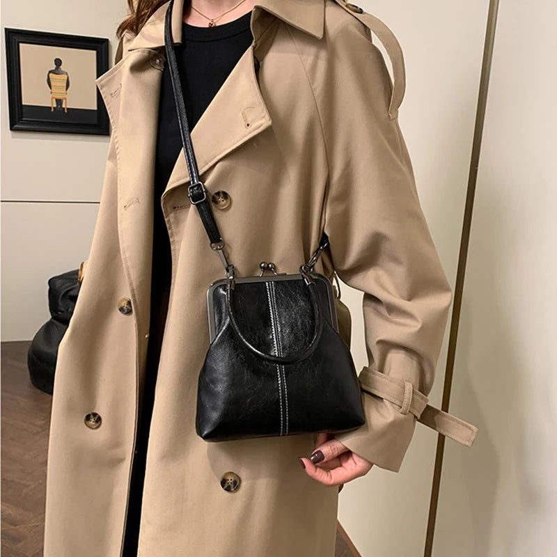 Women's Handbag Crossbody Shoulder Bags Evening Party Totes Makeup Wallet New Fashion Vintage Soft Leather Cosmetic Bag Purse