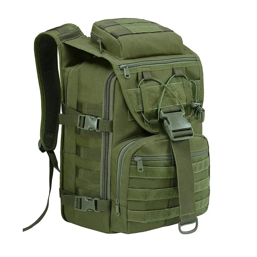 35L Men's Tactical Backpack Survival Hiking Backpack Multifunctional Outdoor Bag Travel Camping Sports Riding Travel Bag