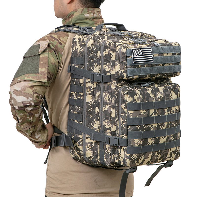 45L Tactical Backpack For Men Molle 3 day survival Backpack Hunting Camping Hiking GYM Rucksack Survival Bug Out Bag