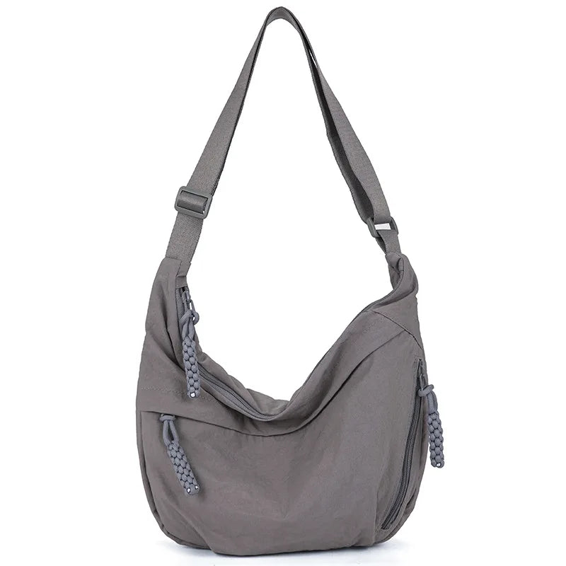 Casual Nylon Hobos Crossbody Bag for Women Designer Shoulder Bags Large Capacity Tote Bag Lady Travel Shopper Bag Female Purses