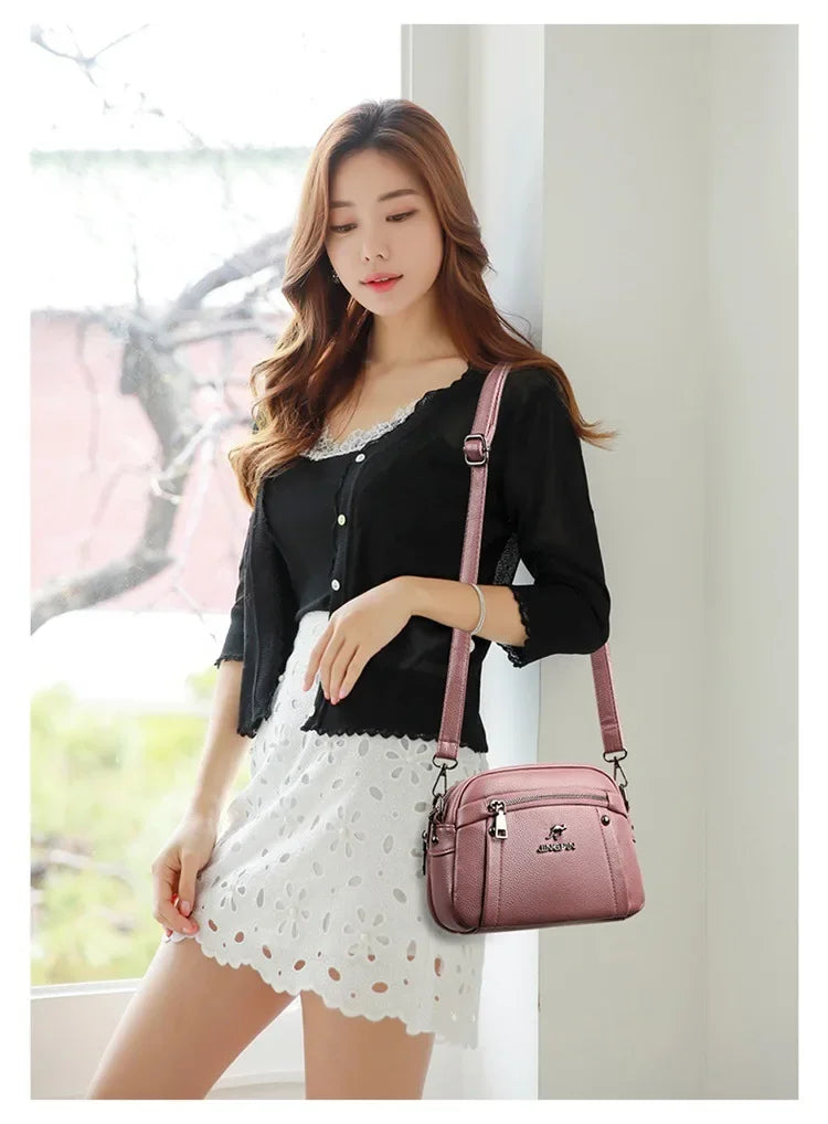 2025 Women's Crossbody Bags New Trendy Single Shoulder Purse Ladies High-end Sense Messenger Mother's Cross-border Handbag