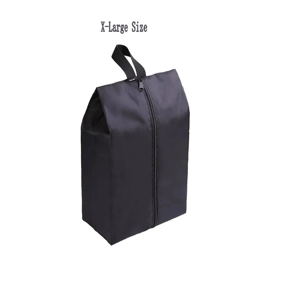 Portable Nylon Travel Shoe Bags with Zipper Closure for Men and Women Waterproof Shoe Organize Storage Bags Makeup Laundry Bag