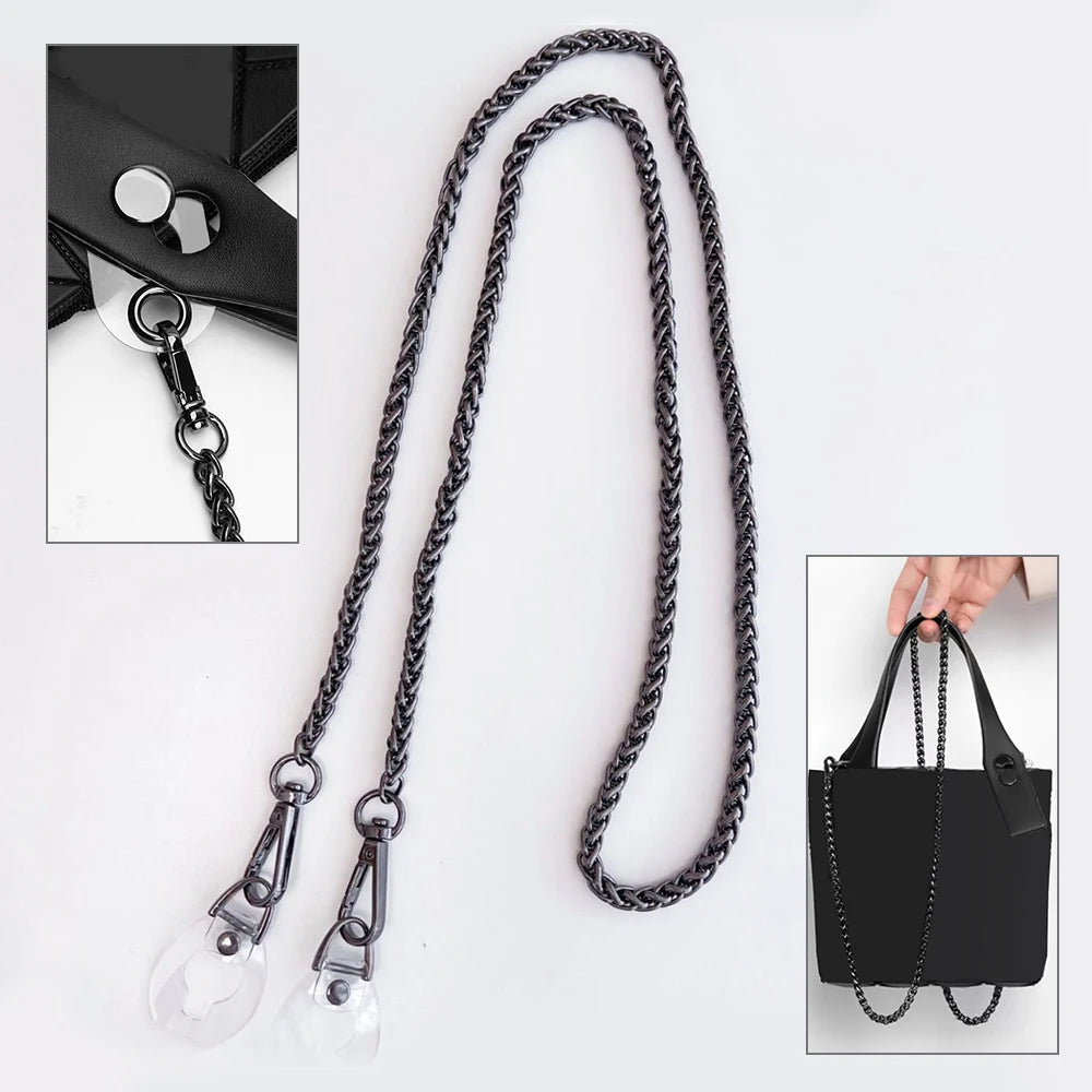 Metal Bag Chain Transformation Accessories For Crossbody Bag Replacement Handbag Strap With Anti-wear Buckle Shoulder Strap New