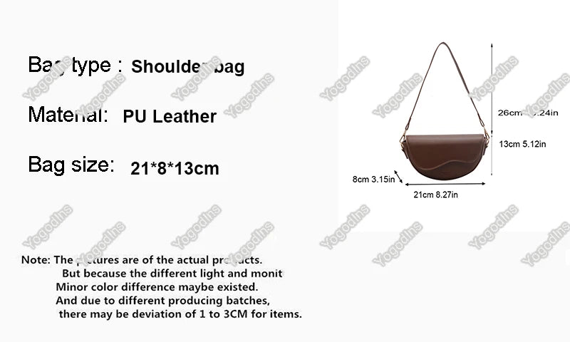 New Solid Color PU Leather Women's Crossbody Bag With Stylish Red Wide Shoulder Strap Shoulder Small Square Bag
