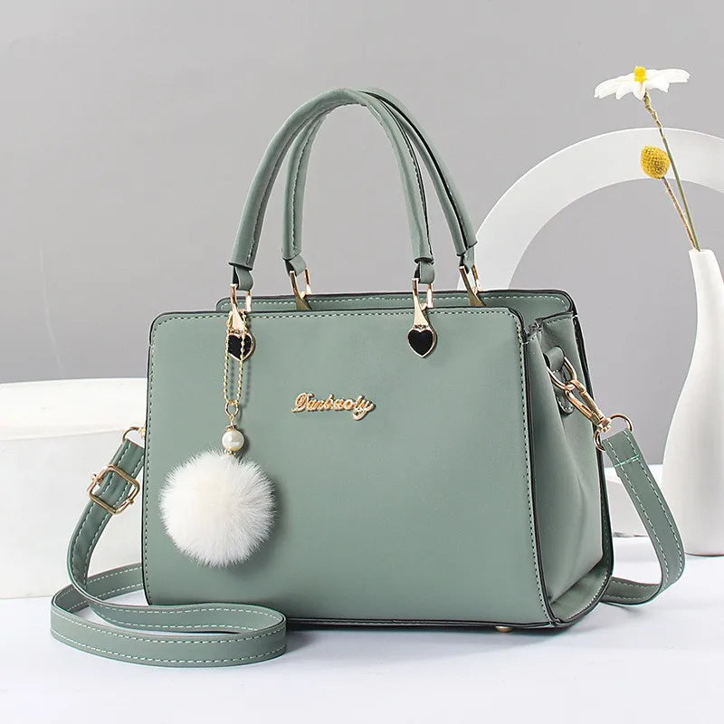 Fashionable Decorative Women's Small Square Bag, Simple Solid Color Large Capacity Handheld Crossbody Bag