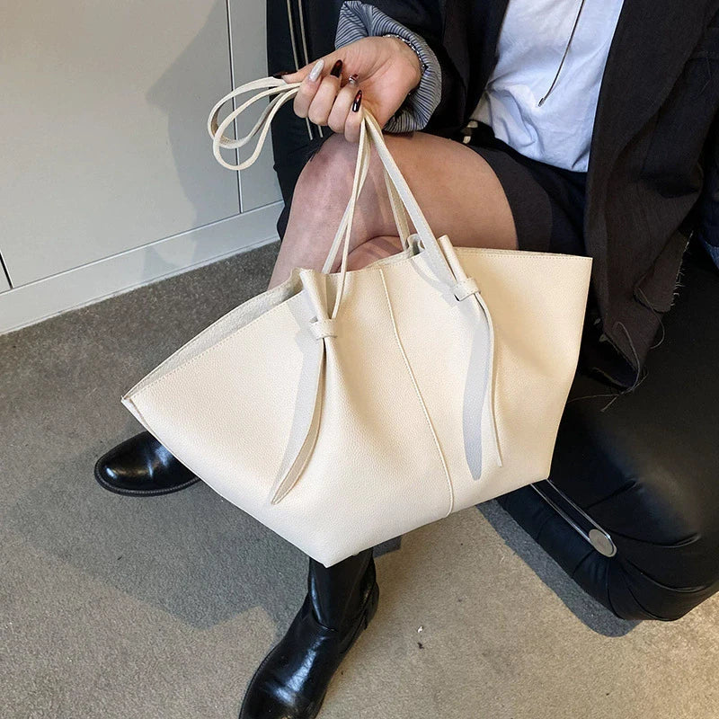 Brand Designer Bucket Shoulder Bags For Women Soft PU Leather Big Capacity Shopper Tote Set Luxury Designer Handbags