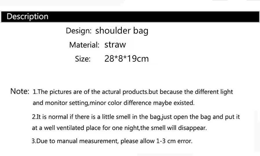 Summer New Straw Weaving Crossbody Bag Fashionable and Casual Shell Bag Women's Shoulder Bag with Excellent Texture
