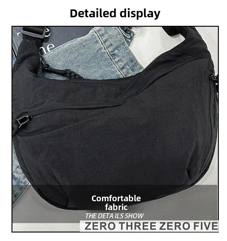 Casual Nylon Hobos Crossbody Bag for Women Designer Shoulder Bags Large Capacity Tote Bag Lady Travel Shopper Bag Female Purses