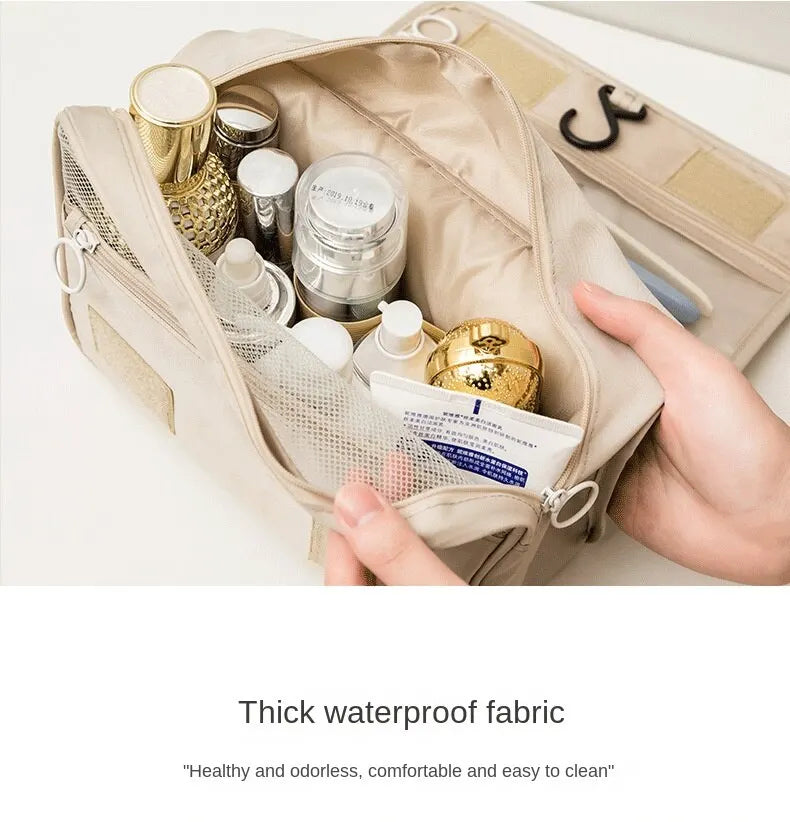 Makeup Bag Travel Cosmetic Bags Toiletries Organizer Waterproof Storage Neceser Bathroom Hook Wash Pouch High Quality Women