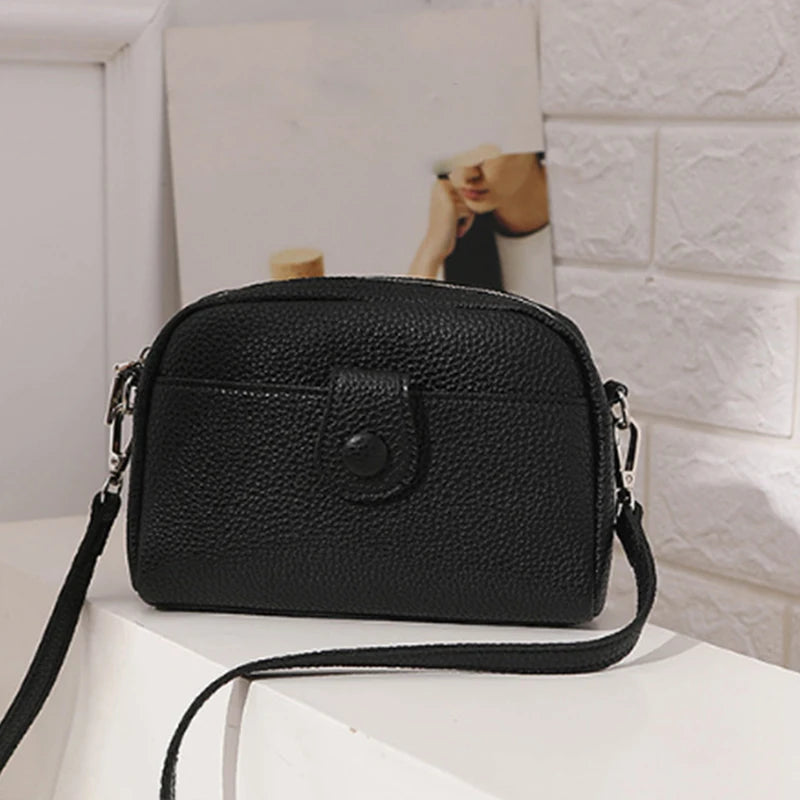 Fashion Brands Shoulder Bags For Women Simple PU Leather Crossbody Bag Shopping Phone Purse Female Messenger Handbag Pouch