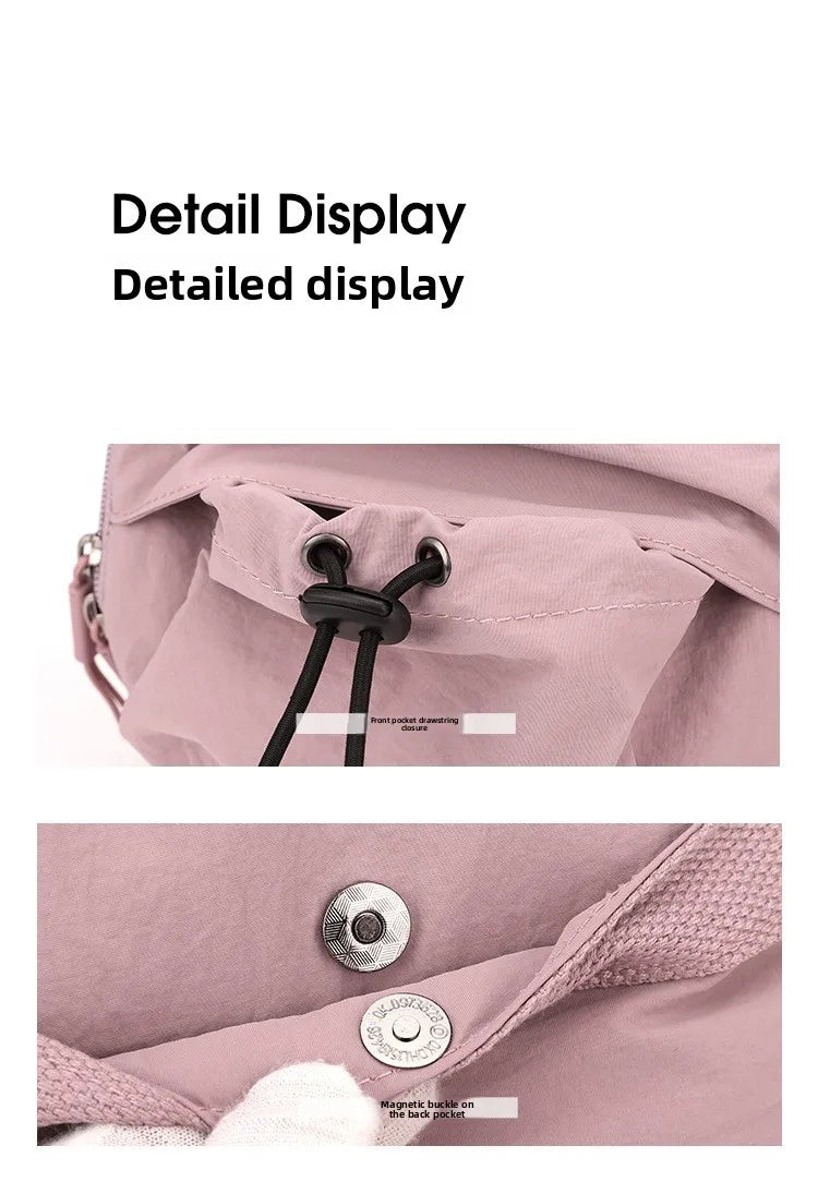 Thickened Waterproof Round Handbag, Single Shoulder Messenger Bag, Versatile Fashion Cross Body Phone Purse Pouch for Going Out