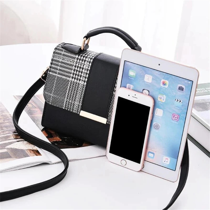 New Arrival Retro Women Handbag High Quality Ladies Crossbody Messenger Bags  PU Leather Female Flap Shoulder Bag