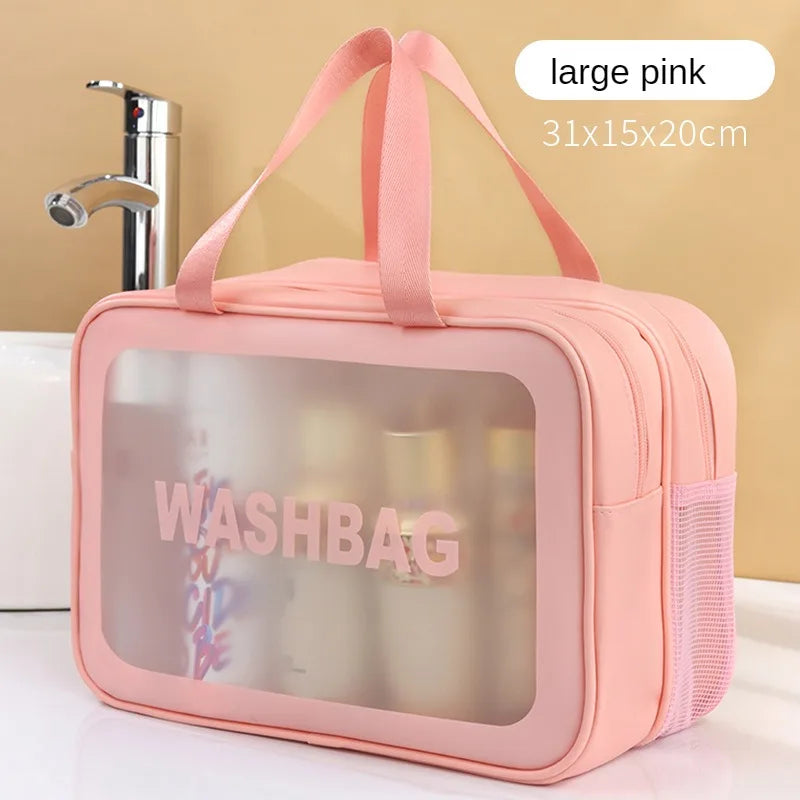 Wet Separate Bag Large Capacity Storage Bag Fitness Swimming Travel Portable Double Layer PVC Portable Cosmetic Bag #3571