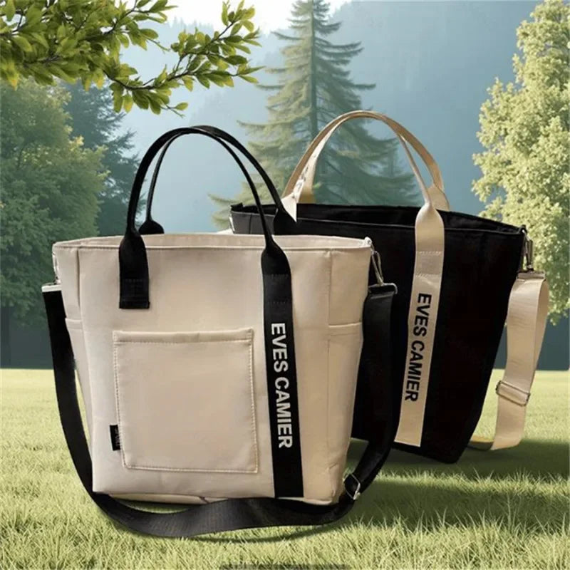 Nylon Handbag Women Campus Student Tote School Bag, Teen Girls Handbags Messenger Bag, Oxford Waterproof Shoulder Crossbody Bags