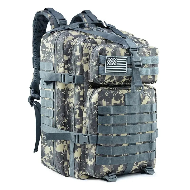 50L Man Tactical Backpacks Survival Traveling Bags Hking Outdoor 3P Assault Pack EDC Molle Pack For Trekking Hunting Bag
