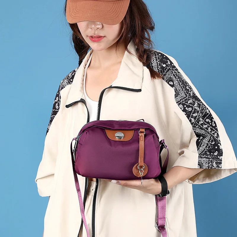Women's Waterproof Nylon Crossbody Bag Ladies Luxury Designer Large Capacity Handbags Purse Female Casual Shoulder Pillow Bags