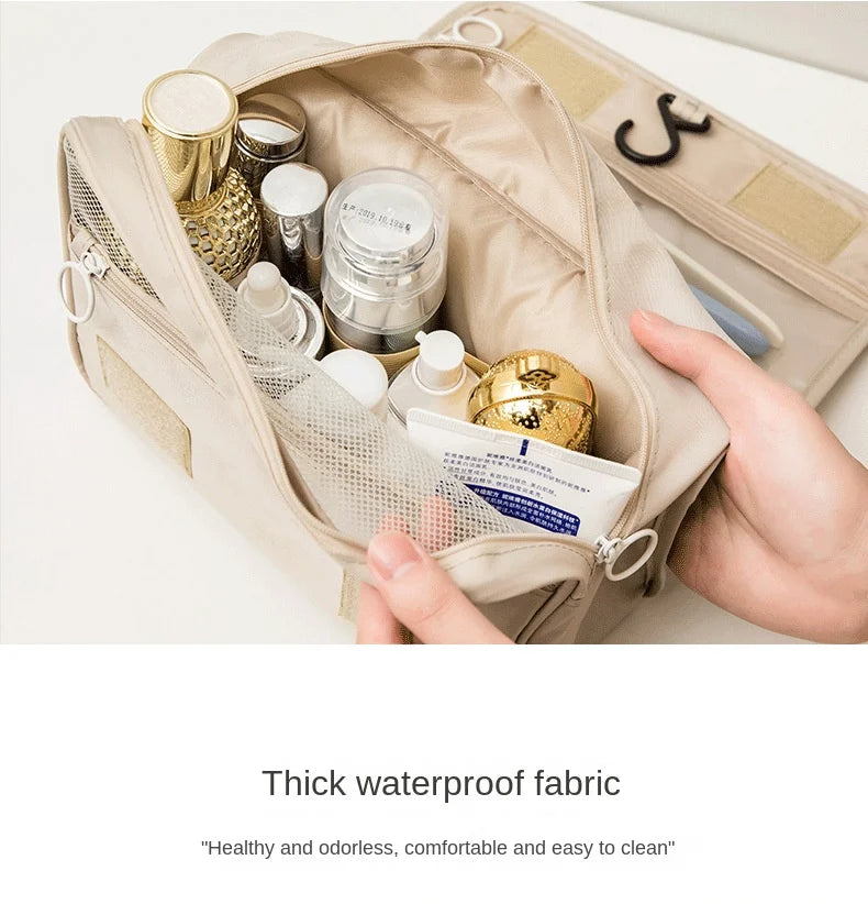 Makeup Bag Travel Cosmetic Bags Toiletries Organizer Waterproof Storage Neceser Bathroom Hook Wash Pouch High Quality Women