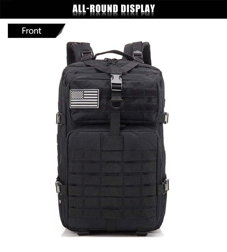 50L Man Tactical Backpacks Survival Traveling Bags Hking Outdoor 3P Assault Pack EDC Molle Pack For Trekking Hunting Bag