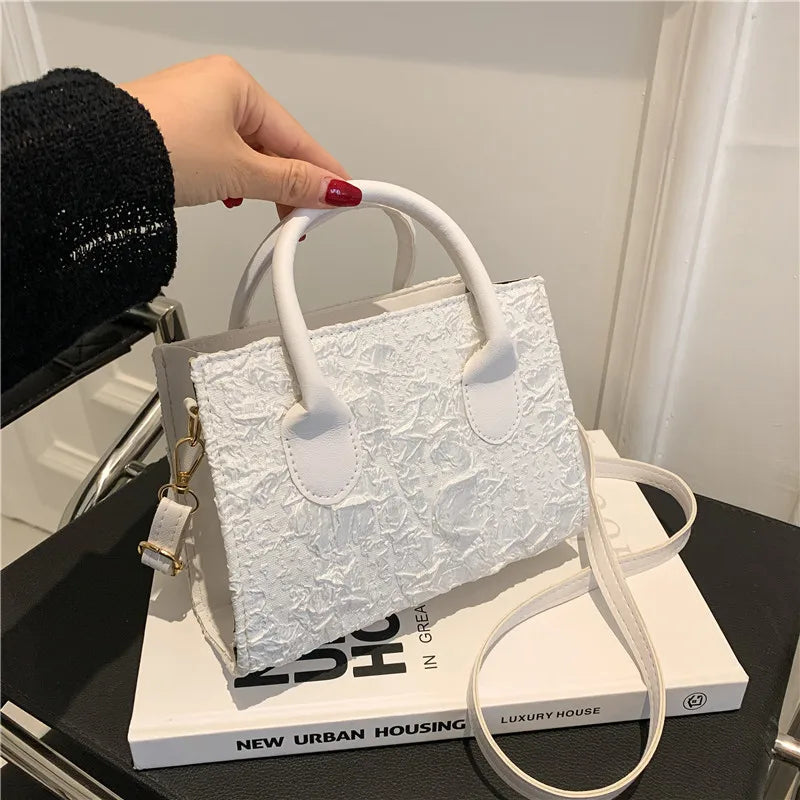 Luxury Design Mini Handbags Women's Totes Fashion Ladies Large Capacity Monet's Garden Oil Painting Canvas Shoulder Shopper Bag