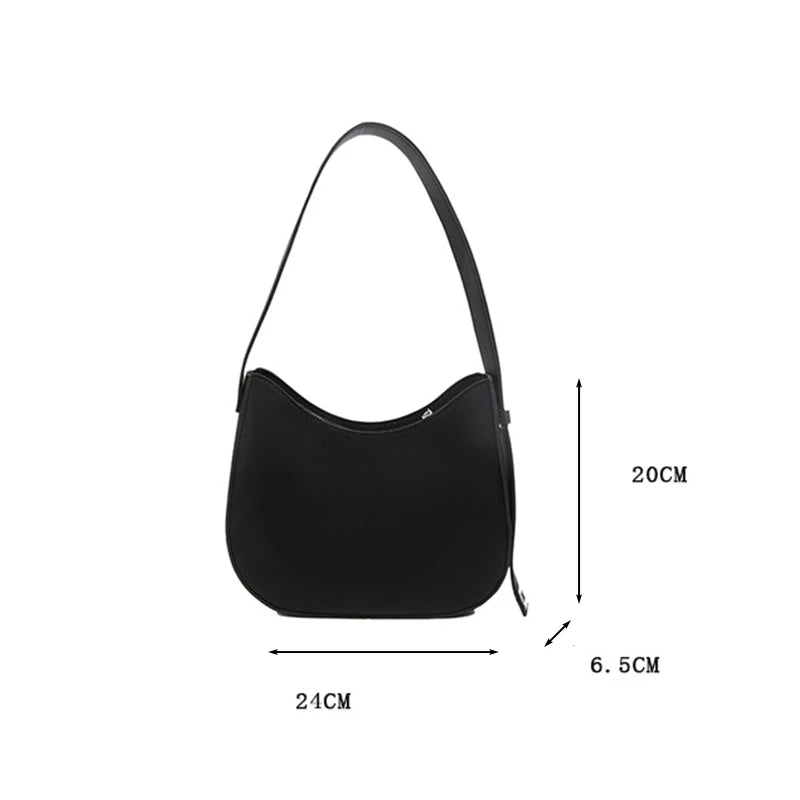 PU Leather Fashion Design Crossbody Bags For Women Summer Travel Shoulder Bags Large Capacity Handbags and Purse Armpit Hobo Bag