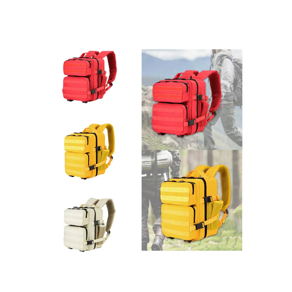Camping Rucksack 9L Mountaineering Backpack Adjustable Strap Portable Gym Backpack for Sports Workout Travel Hiking Trekking