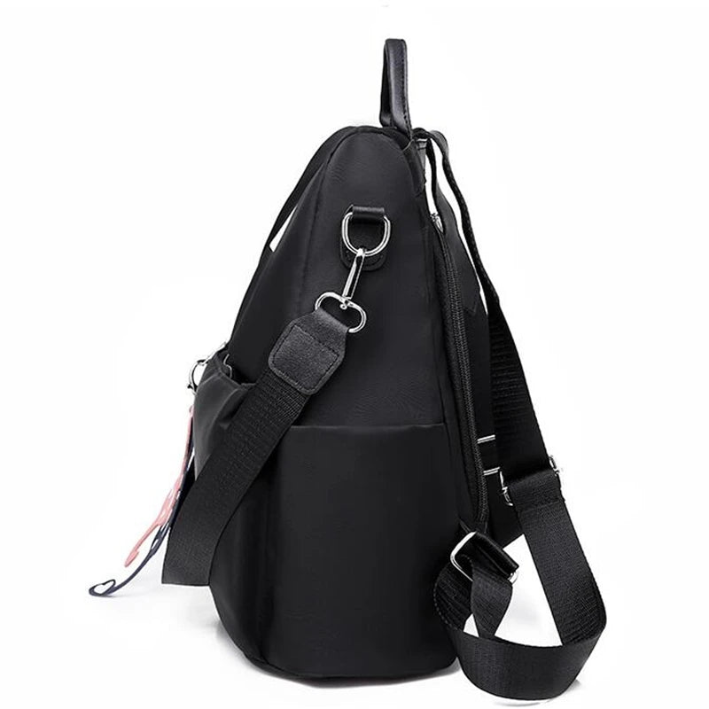 Quality Waterproof Oxford Backpack, Women High Capacity Anti-theft Travel Daypack, Casual Rucksack, Multi-use Shoulder Bags