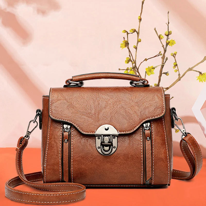 Fashion Small Square Bag For Women Luxury Designer Handbags High Quality Female Bag PU Leather Flap Crossbody Shoulder Bag Bolsa