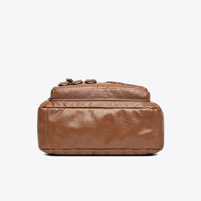 Vintage Pu Leather Luxury Purses and Handbags High Quality Women's Bag Design Multi-pocket Ladies Crossbody Shoulder Bags