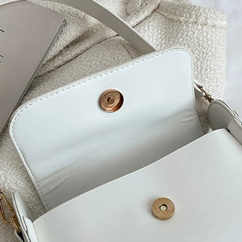 Trendy Fashion Flap Shoulder Bag For Women PU Leather Underarm Bags Designer Solid Color Armpit Handbag and Purse Girls Totes sa