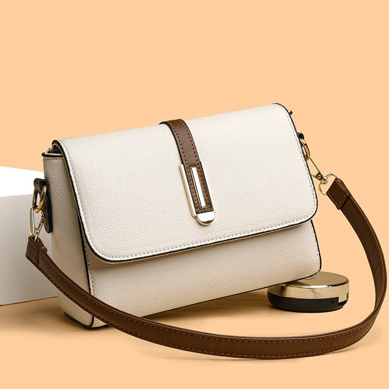 Women Shoulder Bags Ladies Messenger Crossbody Flip Purses Handbags Single Thin Adjustable Shoulder Strap Square Horizontal Bag